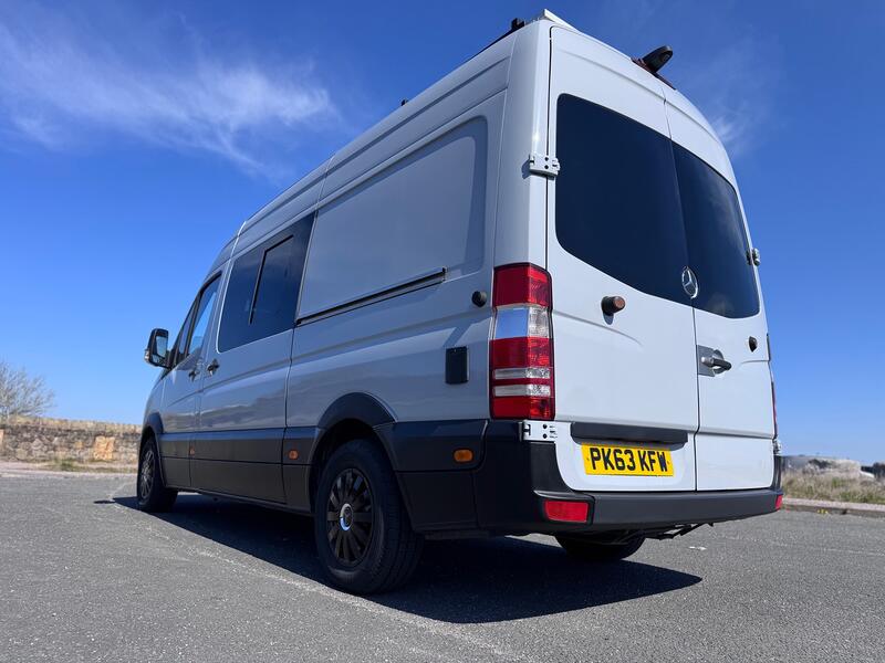 MERCEDES-BENZ SPRINTER MWB Off Grid Campervan. Solar. Heater. Victron. Swivel Seat. Fixed Bed. 2013
