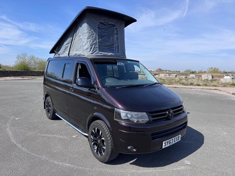 VOLKSWAGEN T5 CAMPER 2.0 TDI T32 Trendline 4Motion Pop Top Campervan Dayvan. 4 Berth. Difflock. Kitcken. RIB Bed. Raspber 2013