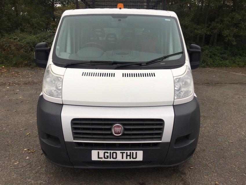 FIAT DUCATO DOUBLE CAB CAGED TIPPER 74K  2010