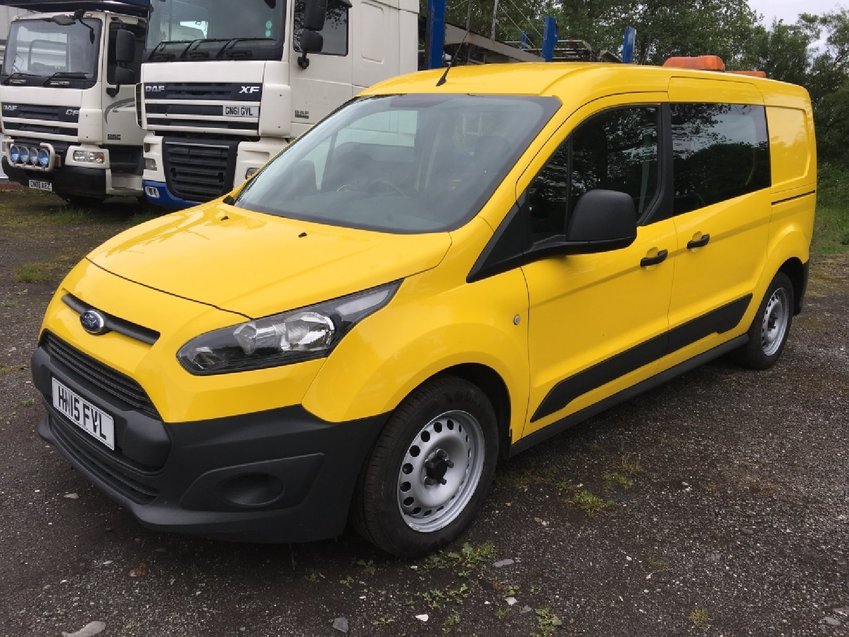 FORD TRANSIT CONNECT TDCi 95 L2H1 LWB 230 5 seat Crew Van  2015