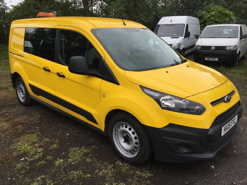 FORD TRANSIT CONNECT TDCi 95 L2H1 LWB 230 5 seat Crew Van  2015