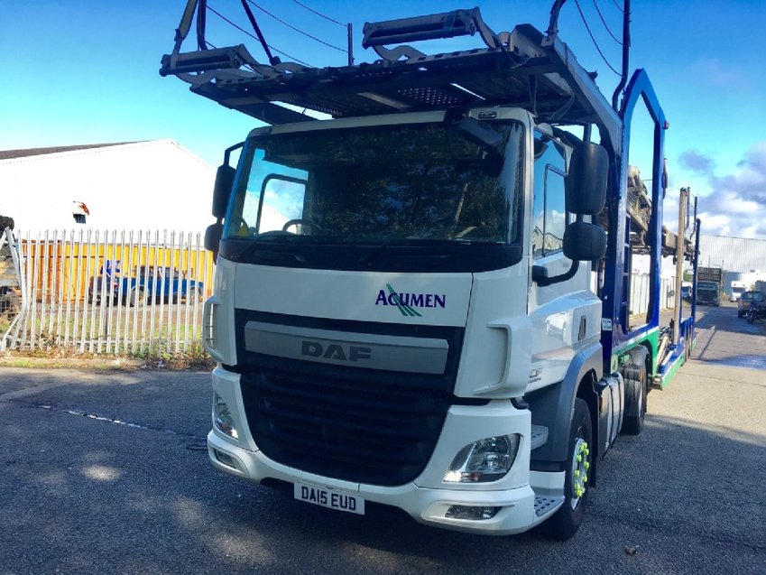 DAF CF  Euro 6 85-440 LOHR  EHR300 Car Transporter 2015