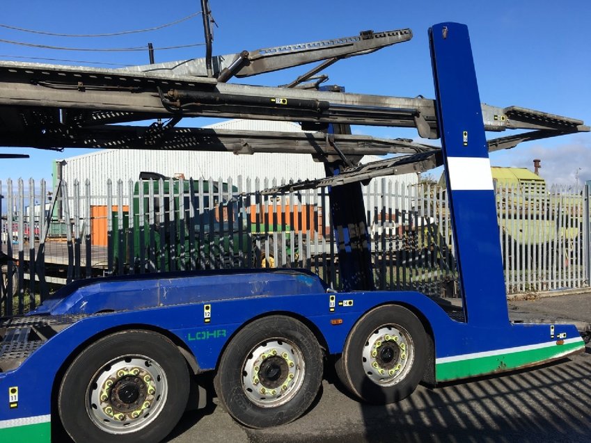 DAF CF  Euro 6 85-440 LOHR  EHR300 Car Transporter 2015