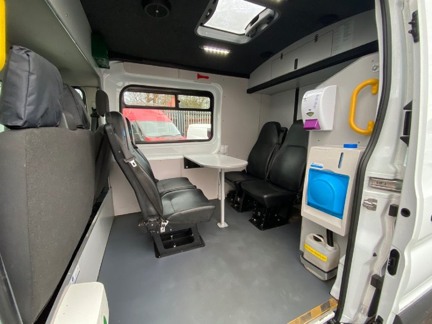 FORD TRANSIT TDCi 125 L3H2 LWB Welfare Mess Van. Microwave. Water Boiler. Handwash. Microwave. 2016