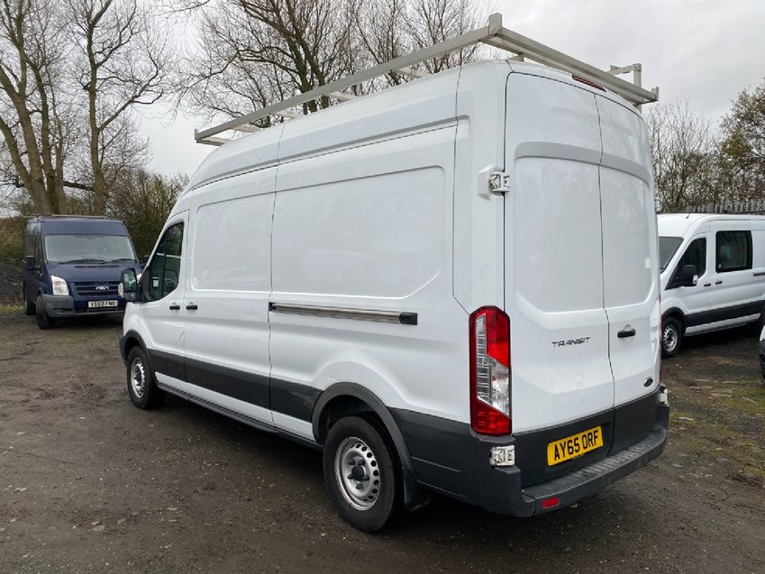 FORD TRANSIT TDCi 125 L3H3 Glass Carrier Van . FSH .  LWB Hi Roof Van.  2015