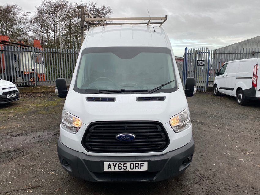 FORD TRANSIT TDCi 125 L3H3 Glass Carrier Van . FSH .  LWB Hi Roof Van.  2015