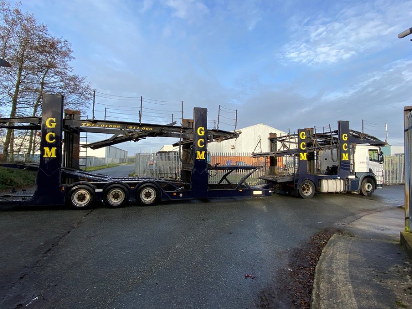 SCANIA P SERIES  420 4x2 Auto with Transporter Engineering Evo 4 Car Transporter. 2008