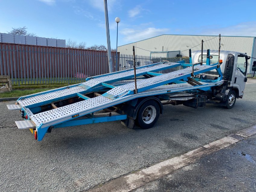 ISUZU N75.190 75H + Roger Dyson 2 Car Transporter body. + Winch  2012