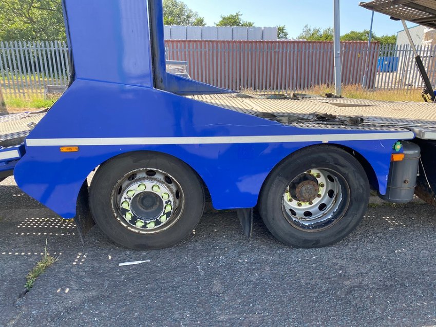 DAF CF  75 310 6X2 + TRANSPORTER ENGINEERING 6 CAR TRANSPORTER BODY 2013