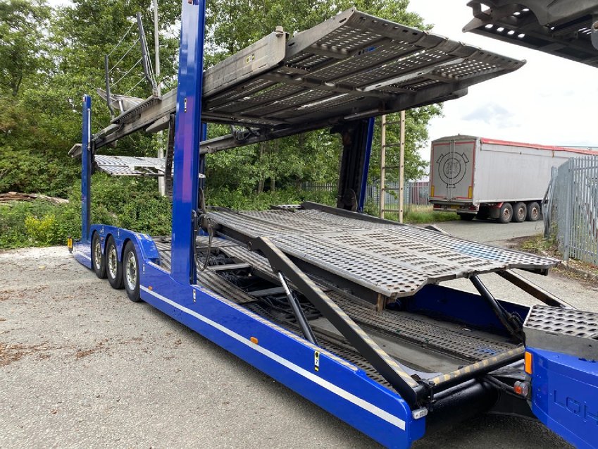 DAF CF 85 440 6X2 WITH LOHR EHR 300 CAR TRANSPORTER 2015