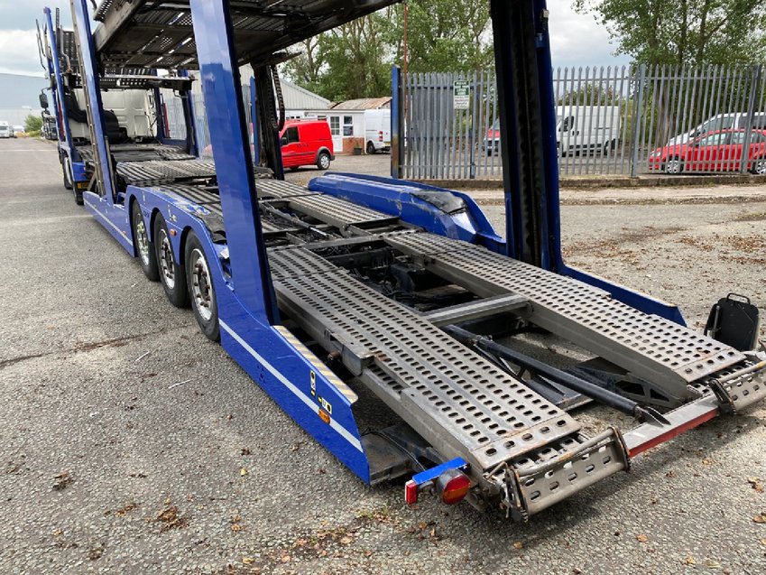 DAF CF 85 440 6X2 WITH LOHR EHR 300 CAR TRANSPORTER 2015