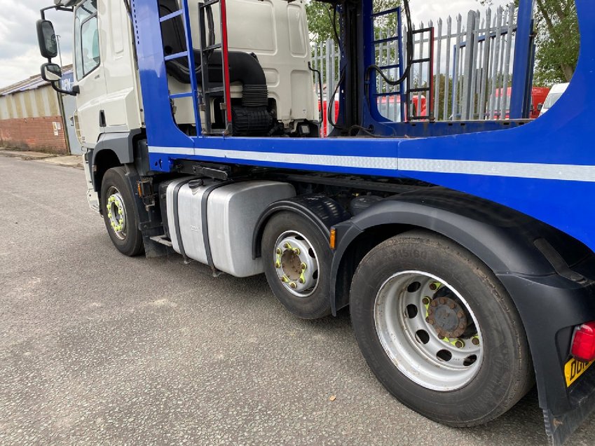 DAF CF 85 440 6X2 WITH LOHR EHR 300 CAR TRANSPORTER 2015