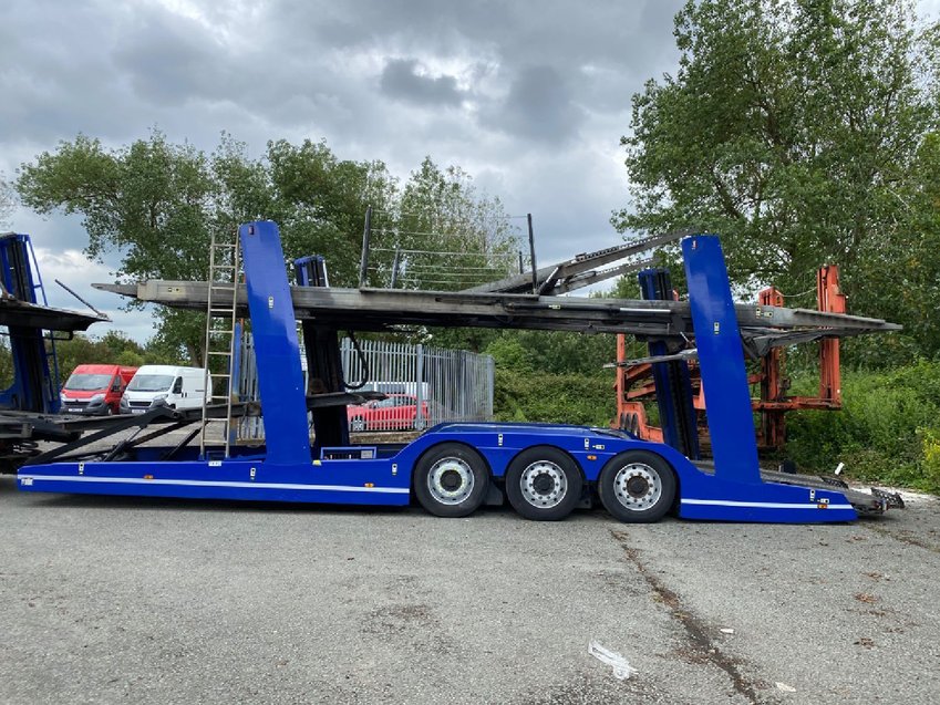 DAF CF 85 440 6X2 WITH LOHR EHR 300 CAR TRANSPORTER 2015