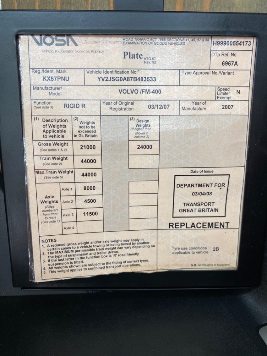 VOLVO FM FM400 6x2 with Transporter Engineering EVO 4 Car Transporter EURO 5 2007