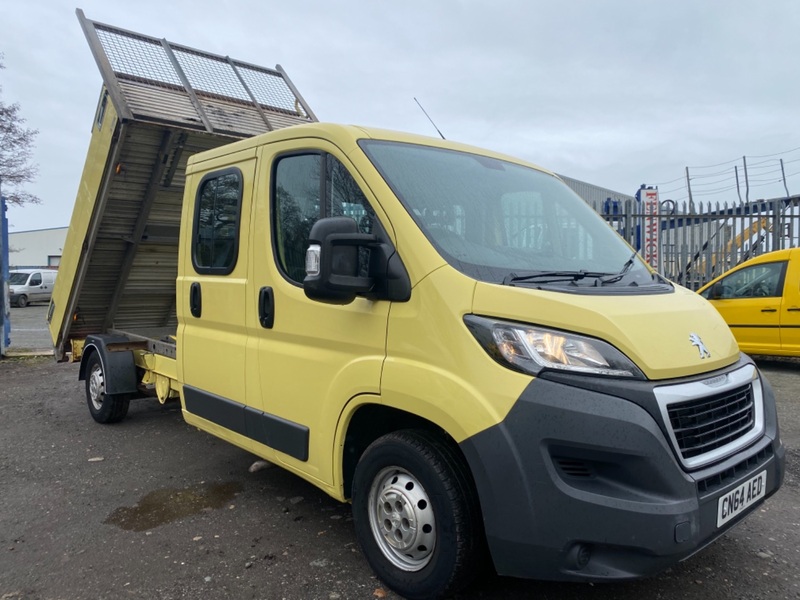 PEUGEOT BOXER Double Cab Dropside Tipper. 42000Miles 2014