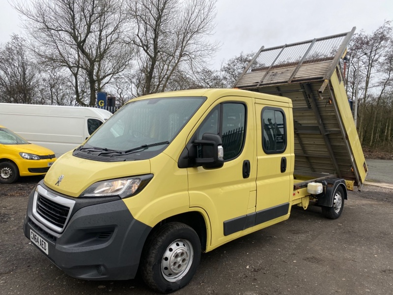 PEUGEOT BOXER Double Cab Dropside Tipper. 42000Miles 2014