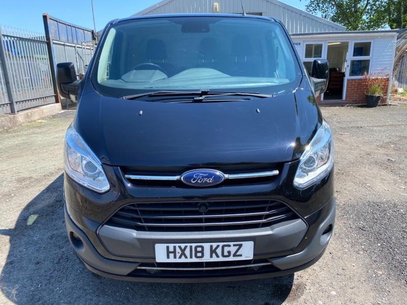 FORD TRANSIT CUSTOM 290 LIMITED . BLACK. AC. DAB. CRUISE. BLUETOOTH. 2018