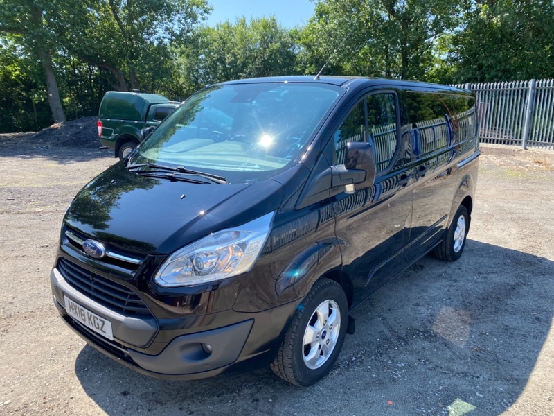 FORD TRANSIT CUSTOM 290 LIMITED . BLACK. AC. DAB. CRUISE. BLUETOOTH. 2018