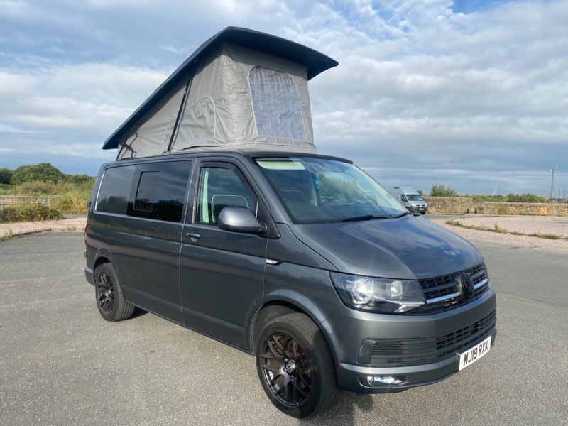 VOLKSWAGEN T6 HIGHLINE CAMPERVAN T28 TDI PV HIGHLINE 4 BERTH CAMPERVAN. NEW BUILD 2019