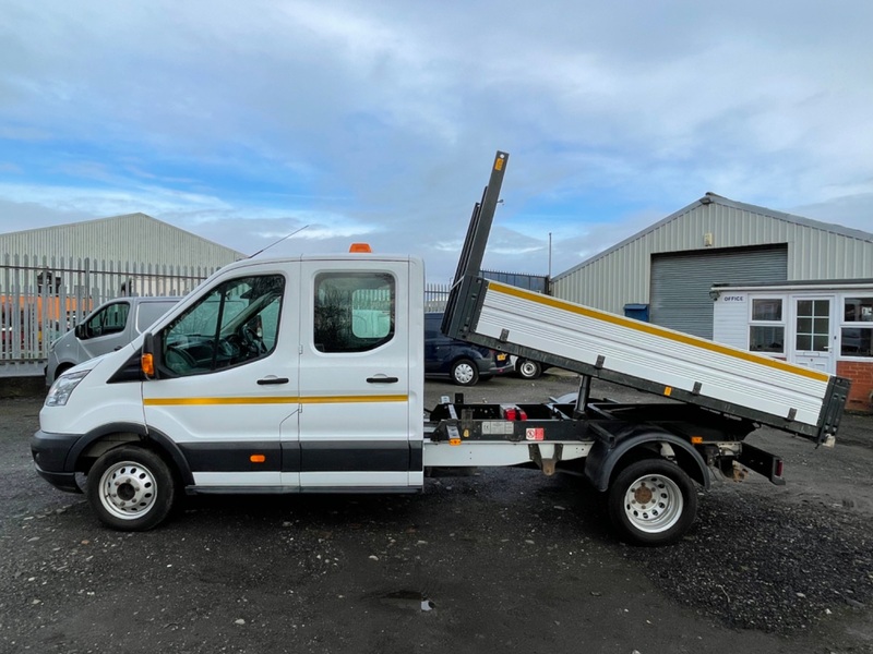 FORD TRANSIT 2.2TDCi Double Cab Tipper. 350 L3 Double Rear Wheels 2015