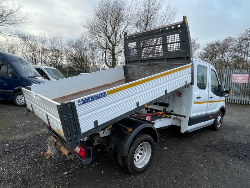 FORD TRANSIT 2.2TDCi Double Cab Tipper. 350 L3 Double Rear Wheels 2015