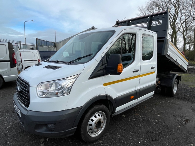 FORD TRANSIT 2.2TDCi Double Cab Tipper. 350 L3 Double Rear Wheels 2015