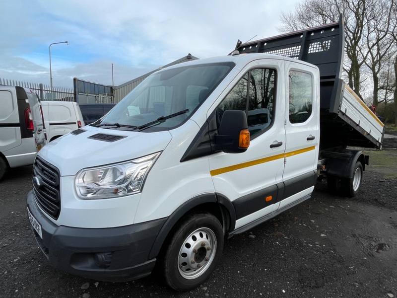 FORD TRANSIT 2.2TDCi Double Cab Tipper. 350 L3 Double Rear Wheels 2015