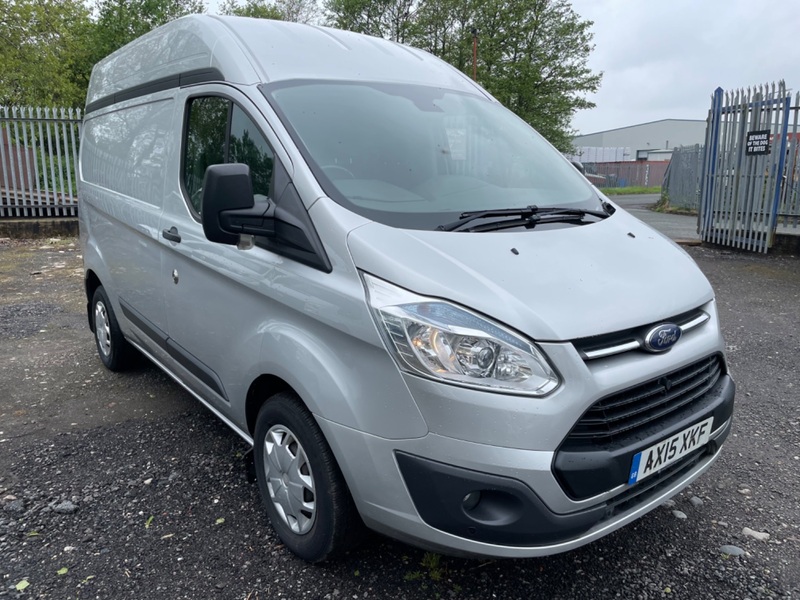 FORD TRANSIT CUSTOM 310 TREND High Roof. Silver. Aircon. 2015