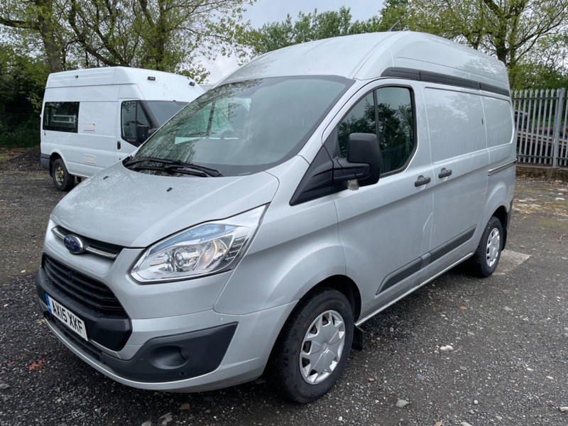 FORD TRANSIT CUSTOM 310 TREND High Roof. Silver. Aircon. 2015