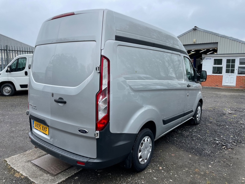 FORD TRANSIT CUSTOM 310 TREND High Roof. Silver. Aircon. 2015