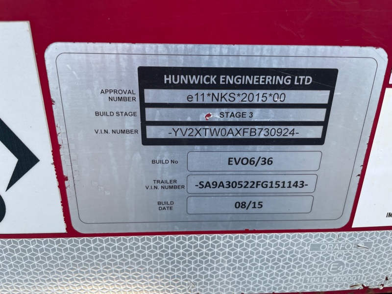 VOLVO FM FM420 6X2R + Transporter Engineering EVO 6 2015