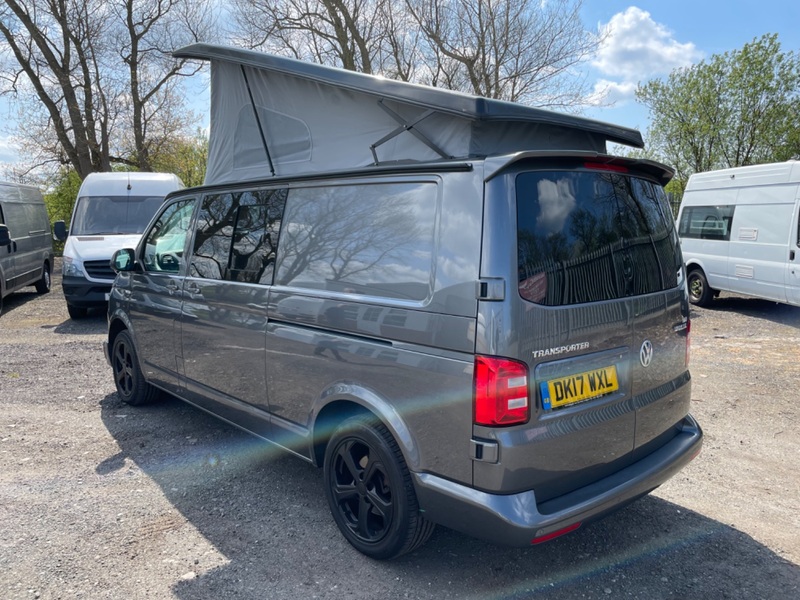 VOLKSWAGEN T6 HIGHLINE CAMPERVAN 204 BHP LWB. Pop Roof. 2017