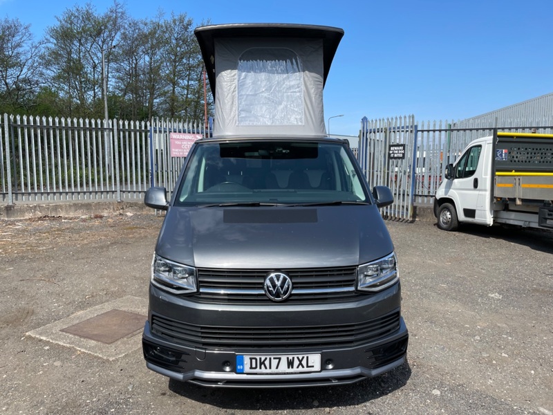 VOLKSWAGEN T6 HIGHLINE CAMPERVAN 204 BHP LWB. Pop Roof. 2017