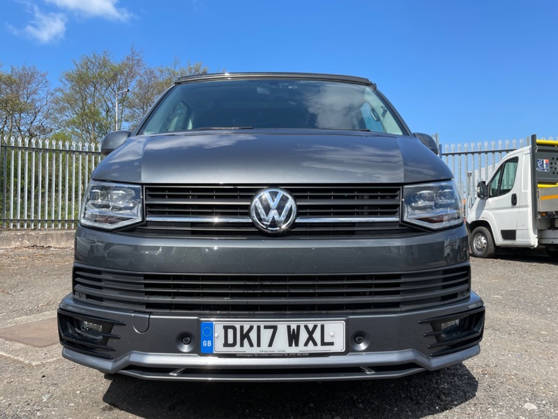 VOLKSWAGEN T6 HIGHLINE CAMPERVAN 204 BHP LWB. Pop Roof. 2017