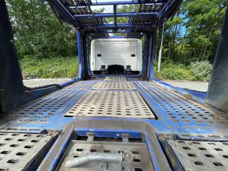 SCANIA P SERIES P410 6x2 EURO 6 + Transporter Engineering EVO Car Transporter Trailer. 2016