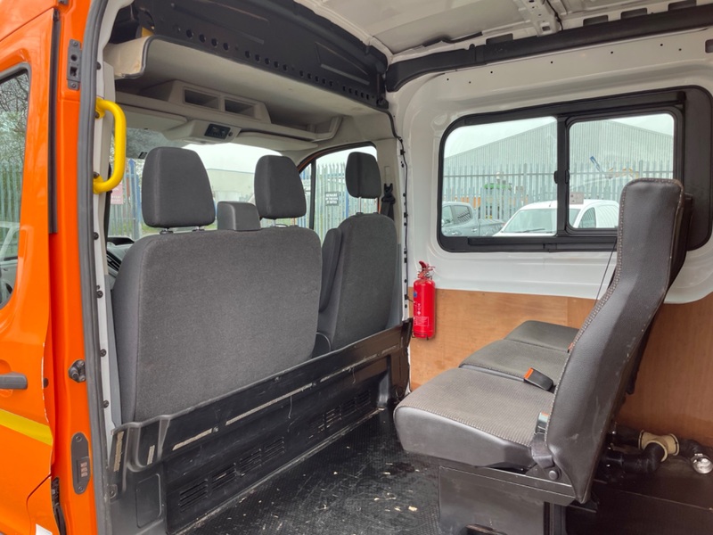 FORD TRANSIT 130BHP RWD Crew Van, Combi. 6 Seats. Heater. 2017