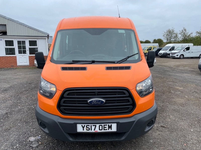 FORD TRANSIT 130BHP RWD Crew Van, Combi. 6 Seats. Heater. 2017