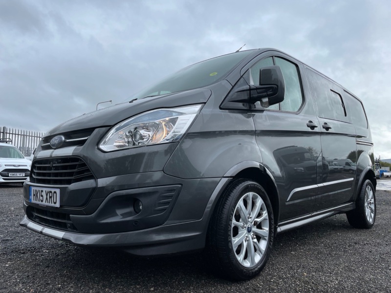 FORD TRANSIT CUSTOM 290 SPORT 155BHP. Leather. NAV. DAB. CAM. New build. 2015