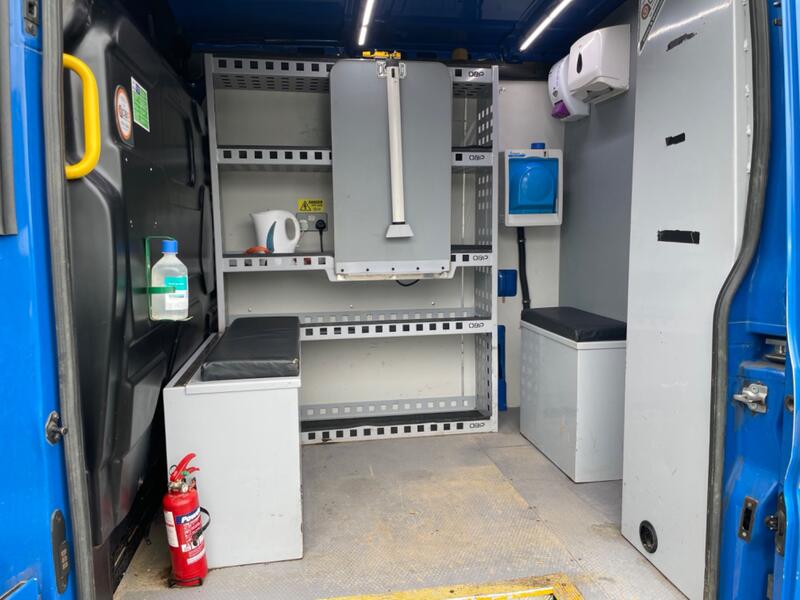 FORD TRANSIT 350 RWD Air Compressor - Power Van. Office. 110v Euro 6 2018