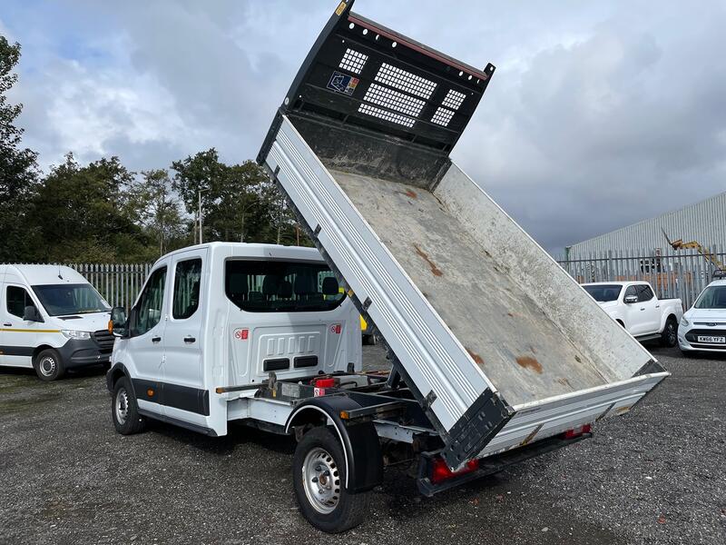 FORD TRANSIT 2.0 350 EcoBlue Double Cab One Stop  Tipper. FSH. EURO 6. 2018