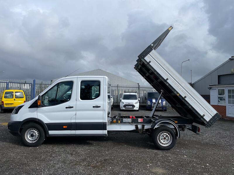 FORD TRANSIT 2.0 350 EcoBlue Double Cab One Stop  Tipper. FSH. EURO 6. 2018