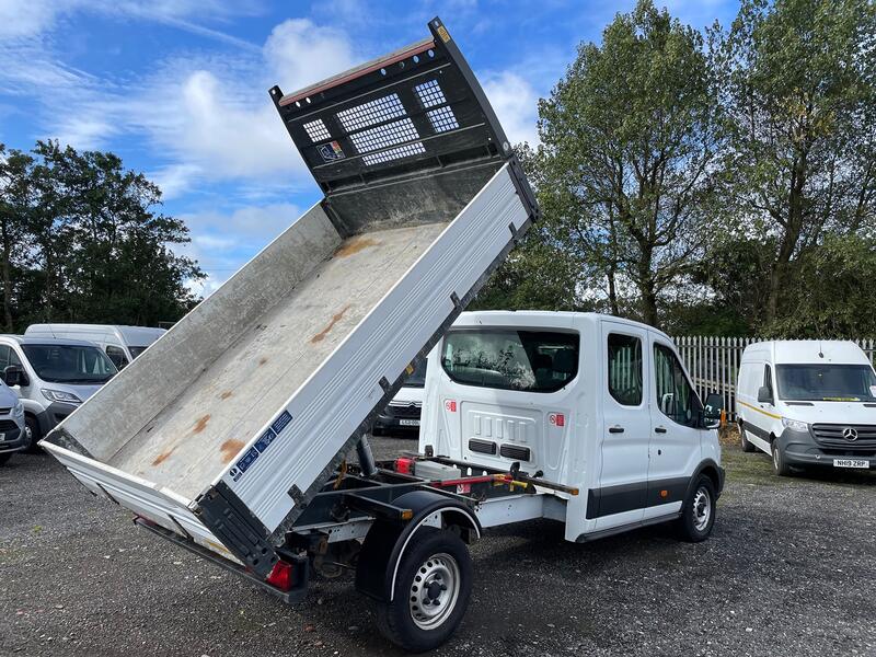 FORD TRANSIT 2.0 350 EcoBlue Double Cab One Stop  Tipper. FSH. EURO 6. 2018