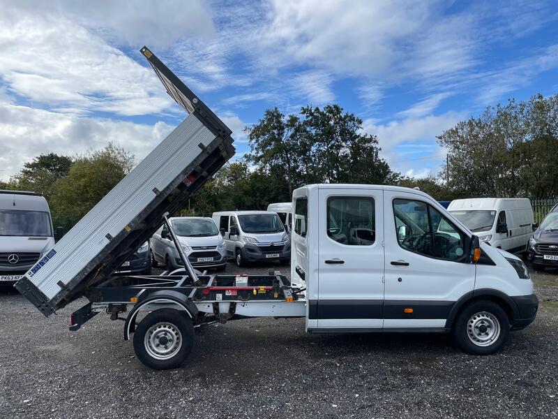 FORD TRANSIT 2.0 350 EcoBlue Double Cab One Stop  Tipper. FSH. EURO 6. 2018