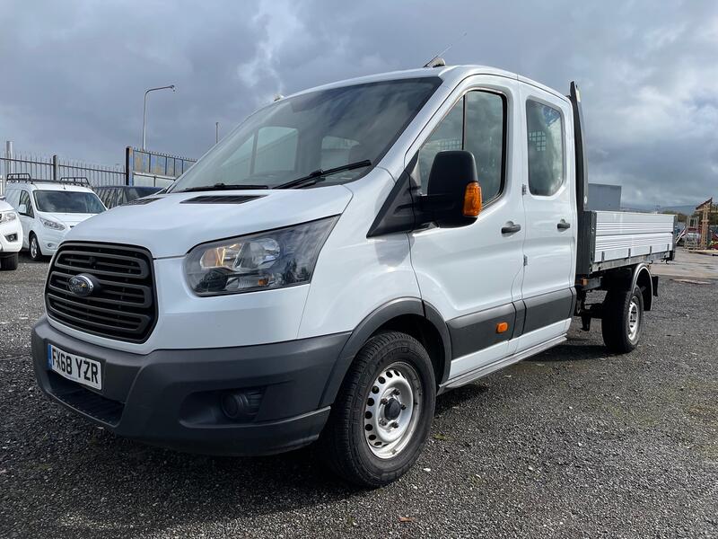 FORD TRANSIT 2.0 350 EcoBlue Double Cab One Stop  Tipper. FSH. EURO 6. 2018
