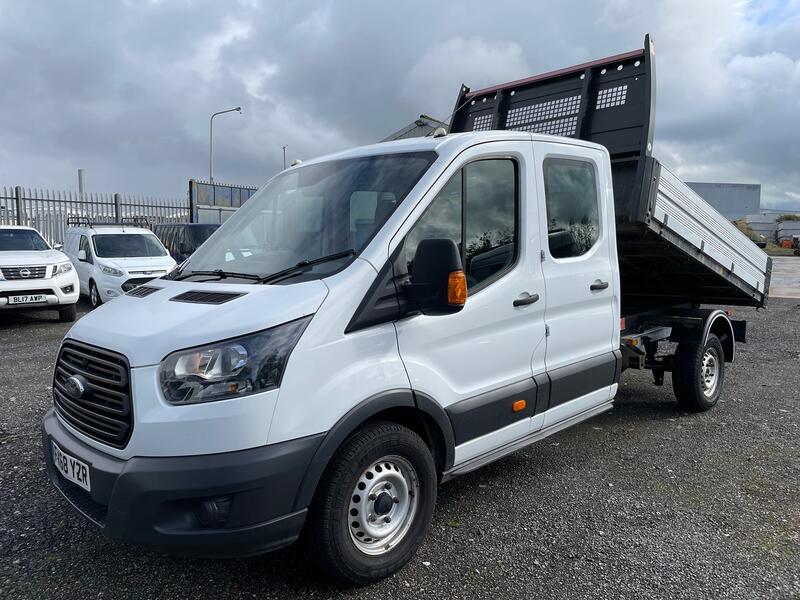 FORD TRANSIT 2.0 350 EcoBlue Double Cab One Stop  Tipper. FSH. EURO 6. 2018